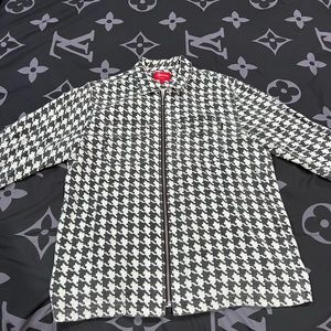 Supreme Houndstooth Shirt Jacket
